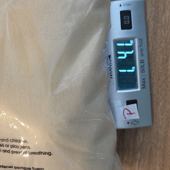 Ces Femme Oversized Cropped Sweatshirt Tan Blue Denim Block Sleeves Small - Picture 15 of 15